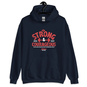 Be Strong and Courageous Men's Hoodie BFNBS