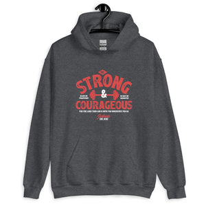 Be Strong and Courageous Men's Hoodie BFNBS