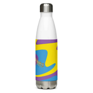 "Bright Abstract" Stainless Steel Water Bottle BFNBS