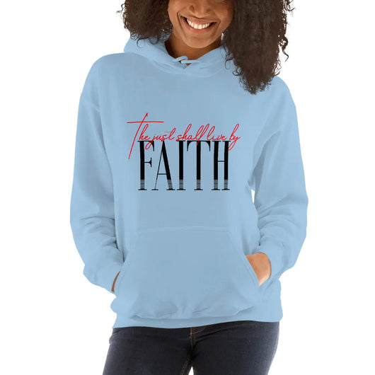 The Just Shall Live By Faith Women's Hoodie BFNBS